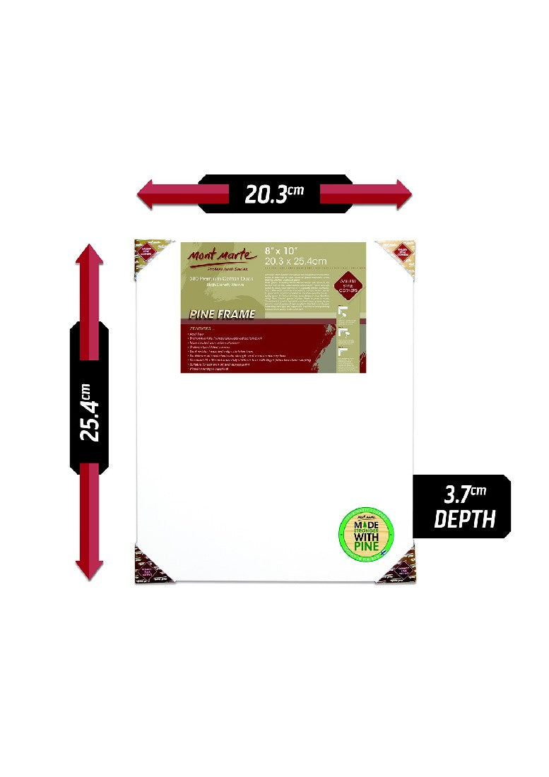 M.M. Canvas P.d.t. 8"x10", 20.3x25.4cm