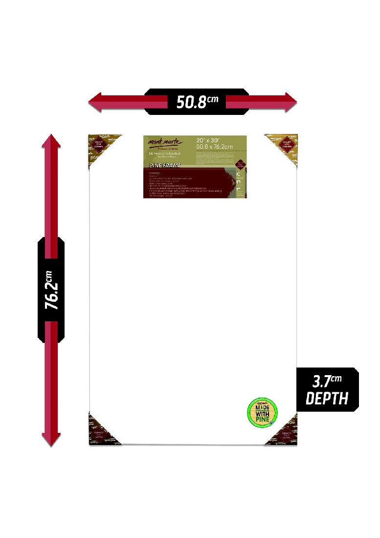 M.M. Canvas P.d.t. 20"x30", 50.8x76.2cm