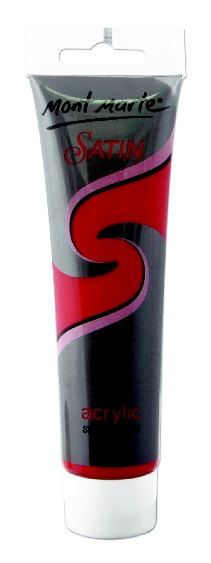 M.M. SATIN ACRYLIC 100ML - SCARLET