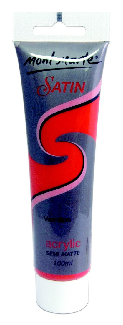 M.M. SATIN ACRYLIC 100ML - VERMILLION