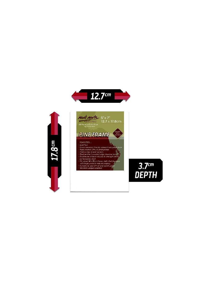 M.M. Canvas P.d.t. 5"x7", 12.7x17.8cm