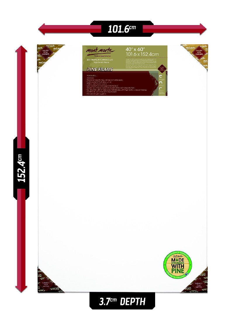 M.M. Canvas P.d.t. 40"x60", 101.8x152.6cm