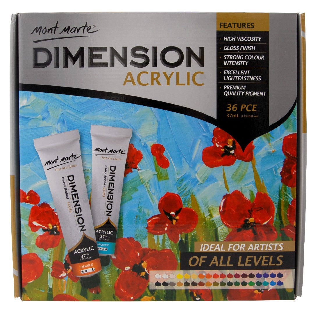 M.M. DIMENSION ACRYLIC 36PCE
