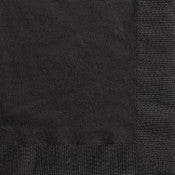 Beverage Napkins 20-Pack Midnight Black