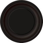 Paper Plates 17.1cm 8-Pack Midnight Black