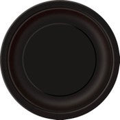 Paper Plates 21.9cm 8-Pack Midnight Black