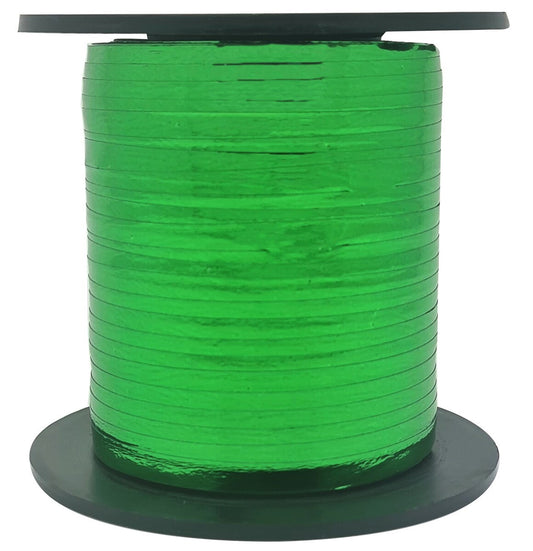 CURLING RIBBON 228.6m - METALLIC GREEN