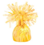 Balloon Weight Foil Yellow