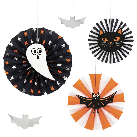 BATS AND BOOS HALLOWEEN HANGING DECOR KIT