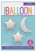 Foil Balloon Kit Moon & Stars