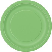 Paper Plates 21.9cm 8pk Lime Green