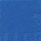 Beverage Napkins 20pk Royal Blue