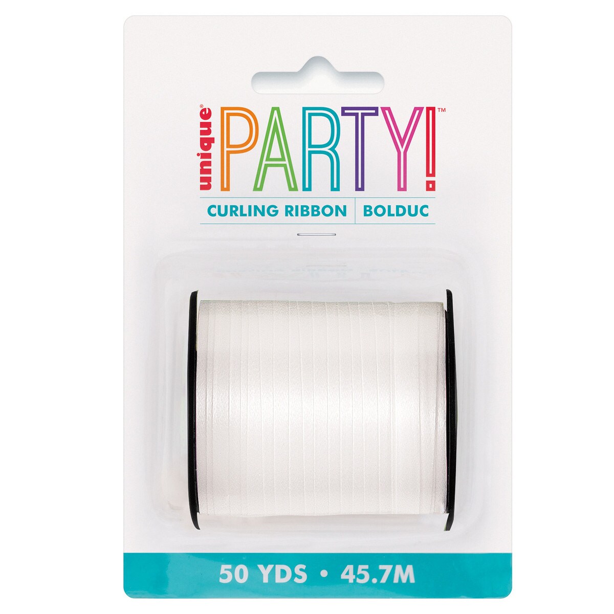 CURLING RIBBON 91.4m - WHITE 