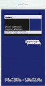 PLASTIC TABLECLOTH 1.37x2.74M - TRUE NAVY BLUE