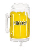 Giant Cheers Beer Mug Foil Balloon 21inch