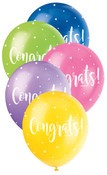 Congrats! 5 Pack 30cm Assorted Colours Pearl