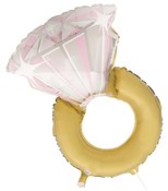 Diamond Ring Shape 66cm (26") Foil Balloon