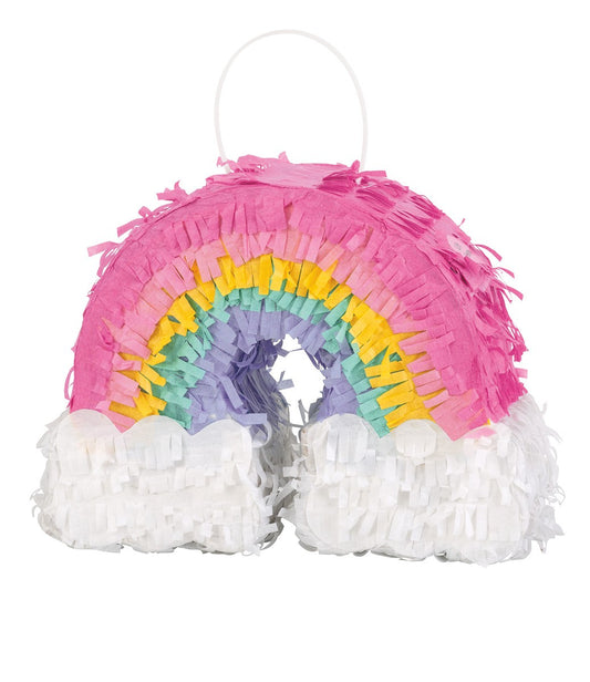 Mini Pinata Rainbow Decoration 12cm H x 19cm W (4.75" x 7.5")