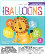 Lion Shape Foil Bln Kit With Latex 6pc