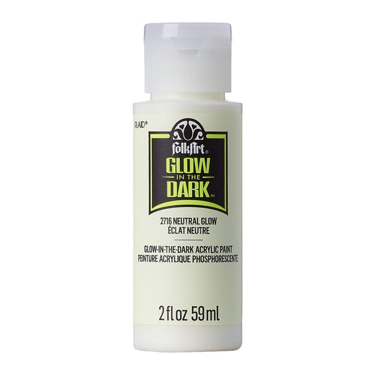 Folk Art Acr Glow In The Dark 2oz/59ml Neutral 2716