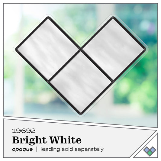 Plaid Gallery Glass 2oz/59ml Bright White 19692
