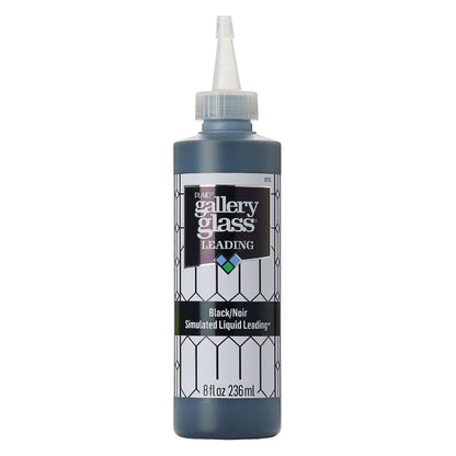 Plaid Gallery Glass 236ml Liquid Leading Black 19701
