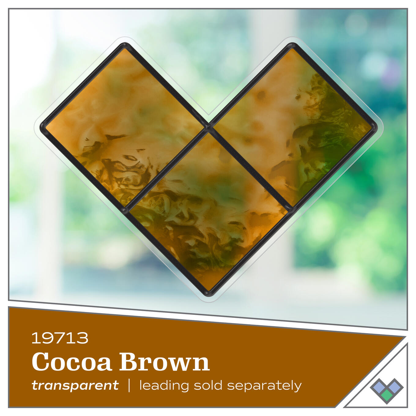Plaid Gallery Glass 2oz/59ml Cocoa Brown 19713