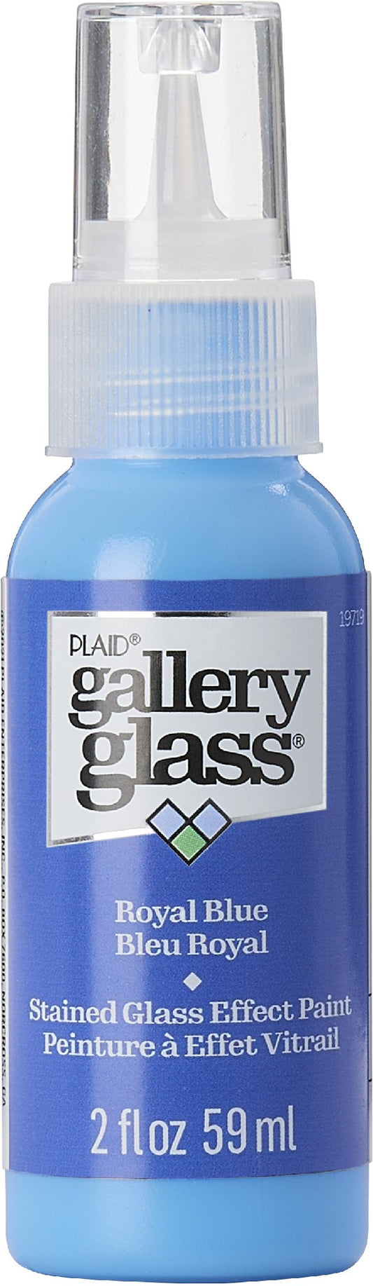 Plaid Gallery Glass 2oz/59ml Royal Blue 19719
