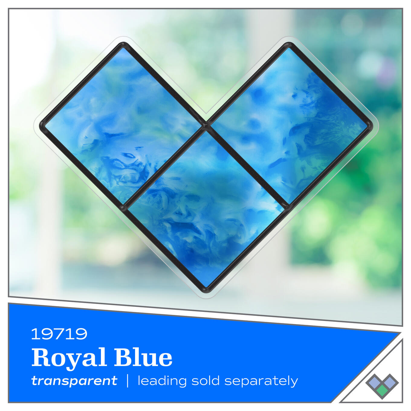 Plaid Gallery Glass 2oz/59ml Royal Blue 19719