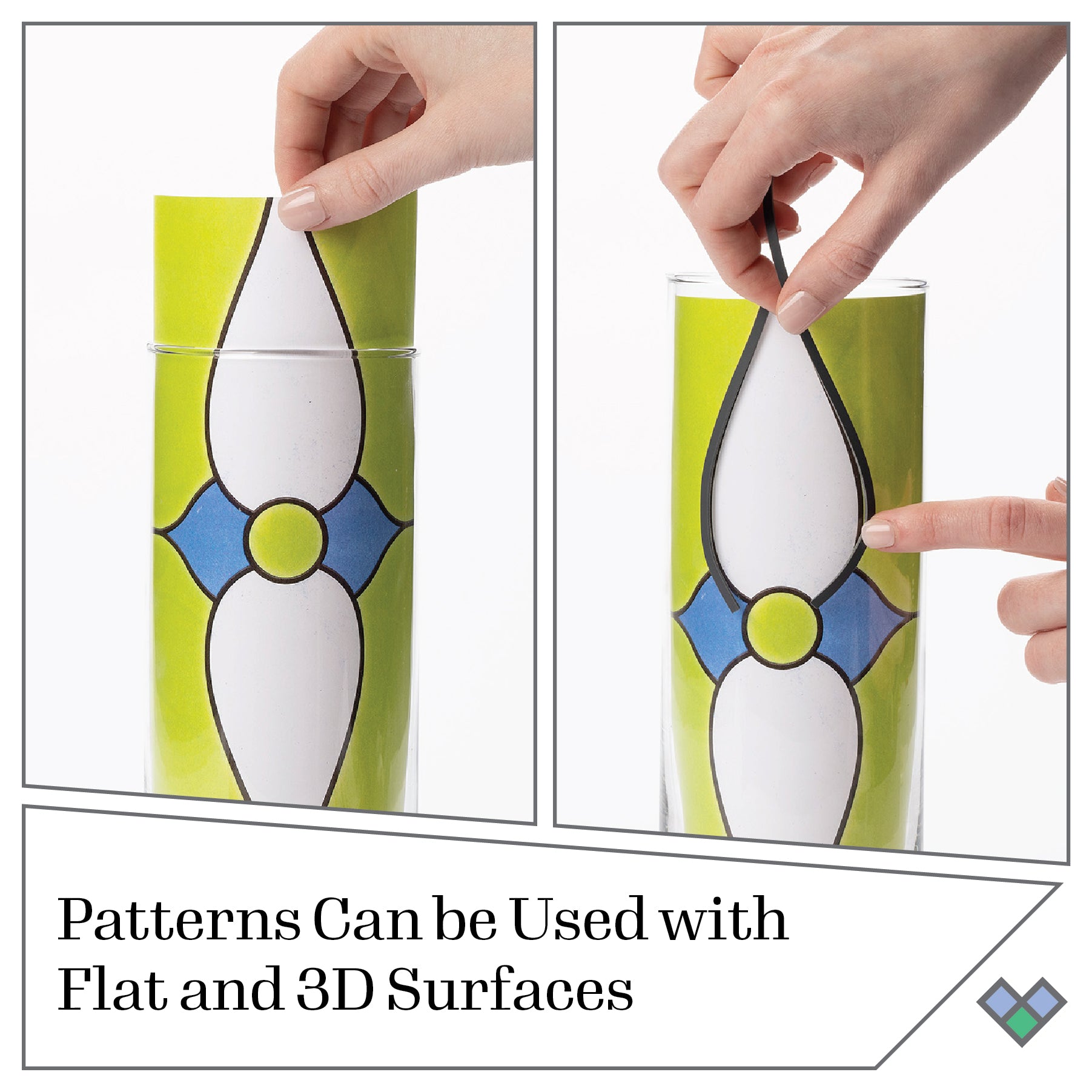 Plaid Gallery Glass Pattern Pack Traditional Pk 20 19735