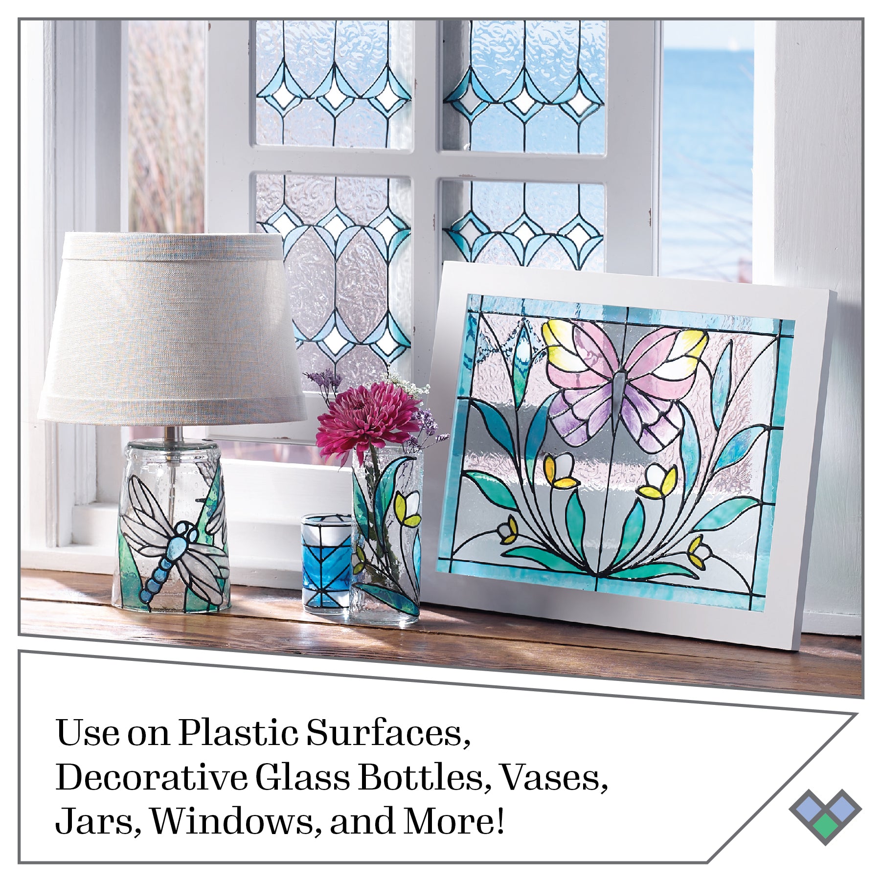 Plaid Gallery Glass Pattern Pack Traditional Pk 20 19735