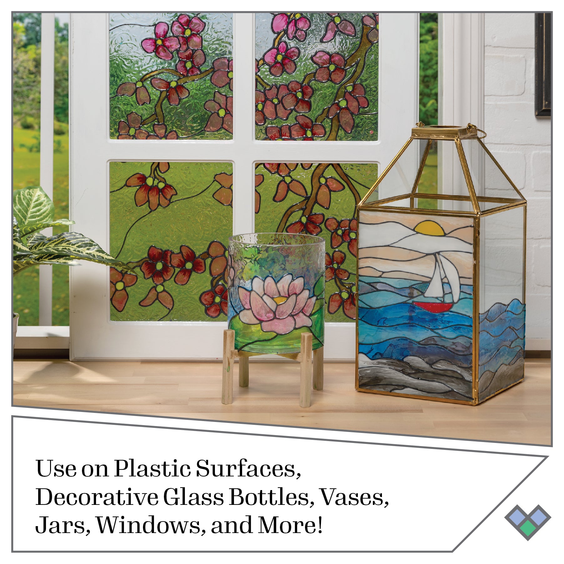 Plaid Gallery Glass Pattern Pack Scenery Pk 16 19773