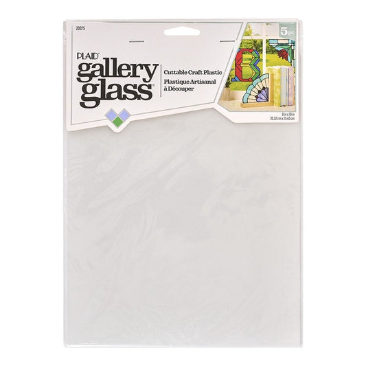 Plaid Gallery Glass Surface Cuttable Craft Plastic 8.5 5Pce 20075