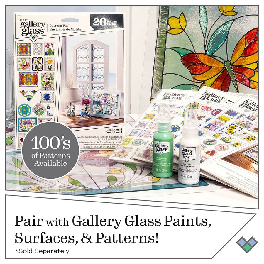 Plaid Gallery Glass Surface Cuttable Craft Plastic 8.5 5Pce 20075