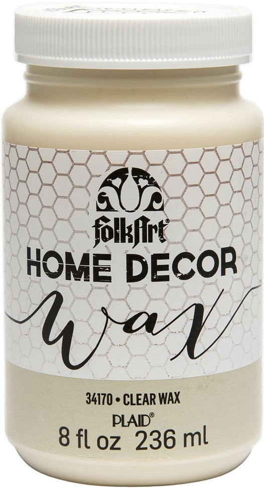 Folk Art Home Decor Wax 8Oz/236Ml Clear