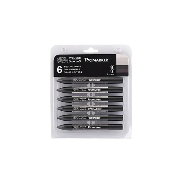 Winsor & Newton Promarker Neutral Tones Set 6