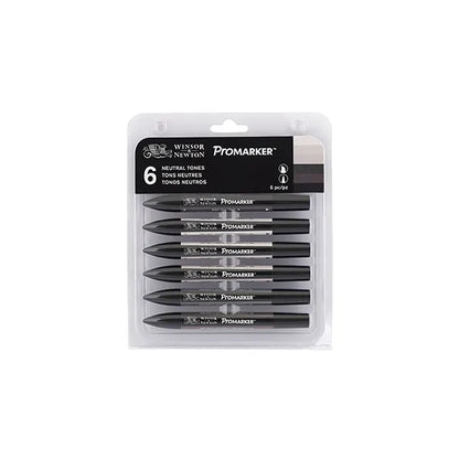 Winsor & Newton Promarker Neutral Tones Set 6
