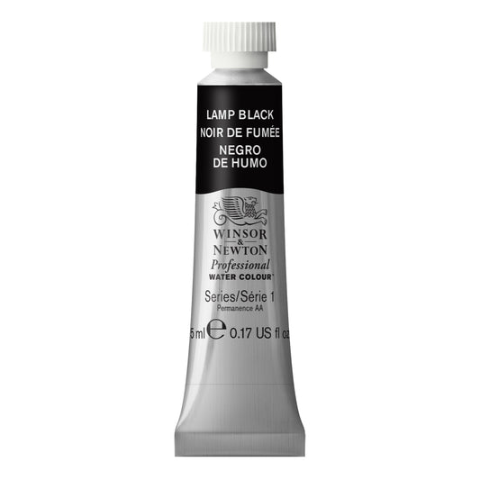 Winsor & Newton Professional Watercolour 5ml Lamp Black 337 S1