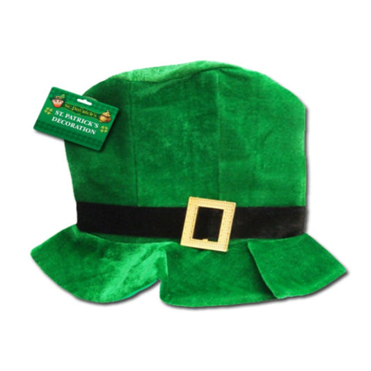 St Patricks Day Day Jumbo Velvet Hat W/Buckle 38Cm Dia 25Cmh