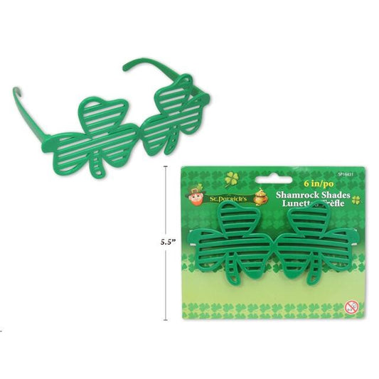 St Patricks Day Shamrock Shutter Shades Eyeglasses