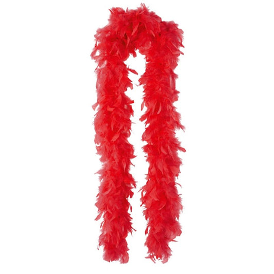 FEATHER BOA 30G RED 1.5M