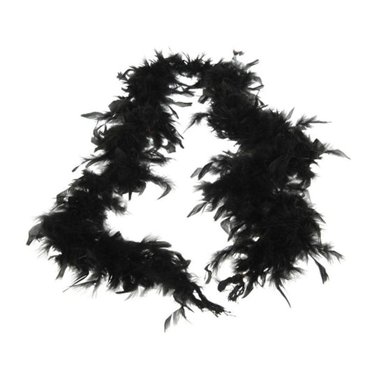 Feather Boa 30g Black 1.5m