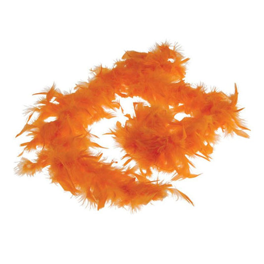 Feather Boa 30g Orange 1.5m