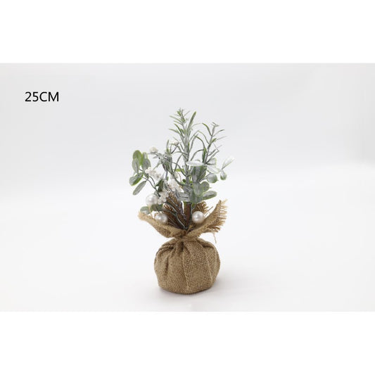 Christmas Mini Pot 25Cm White Berry