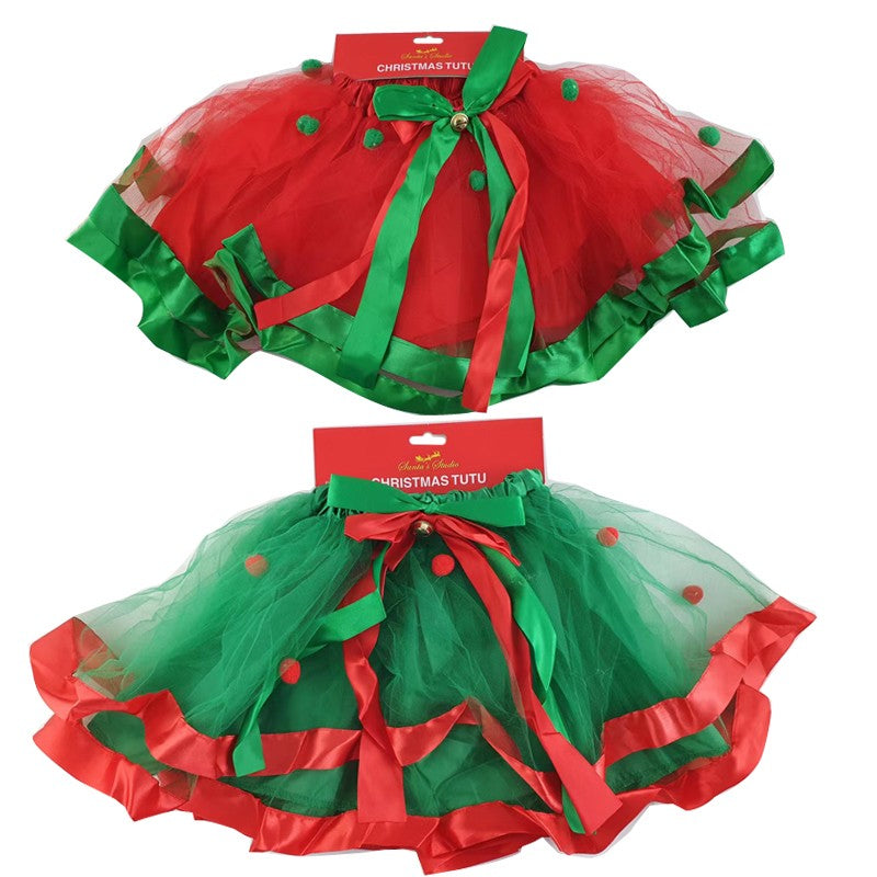 Christmas Tutu 3Layer 31Cm 2Colours