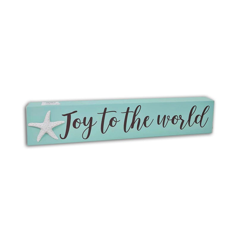 Wooden Coastal Joy To The World