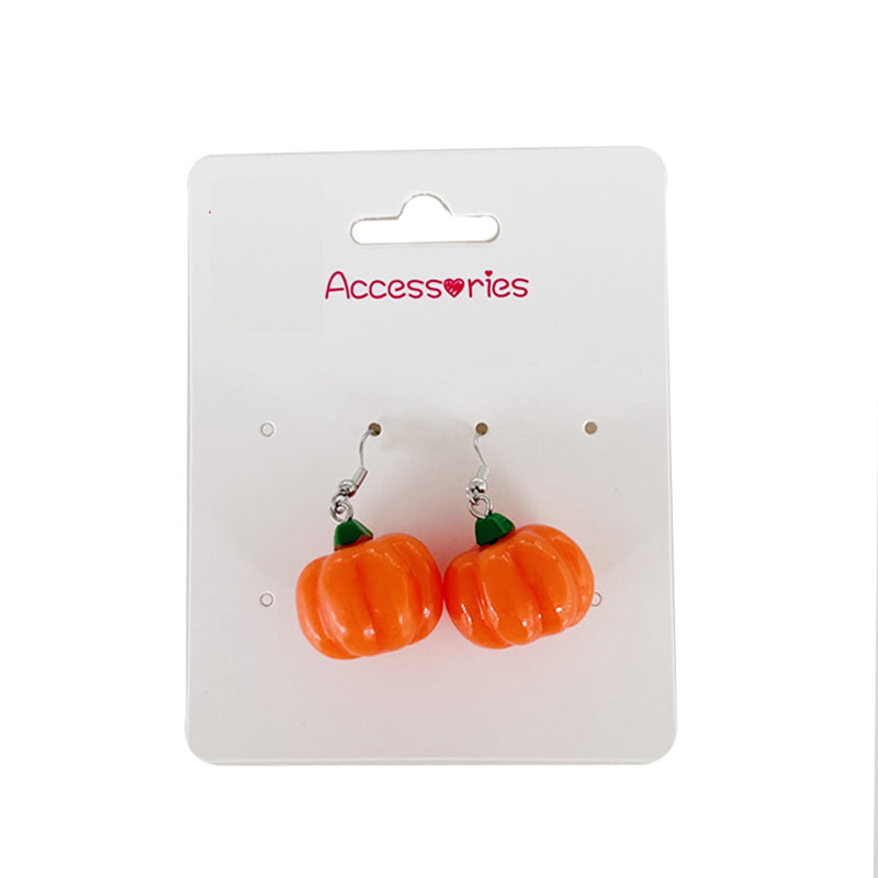 Halloween Earrings Pumpkin Design