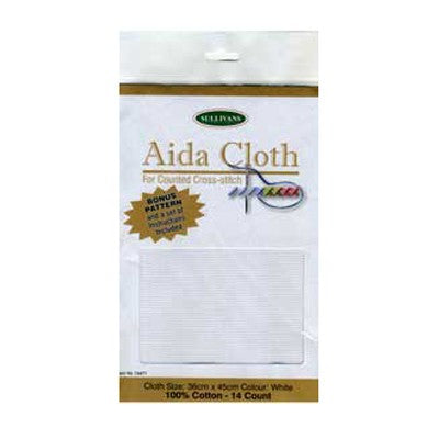 AIDA CLOTH H/S 14 CT WHITE