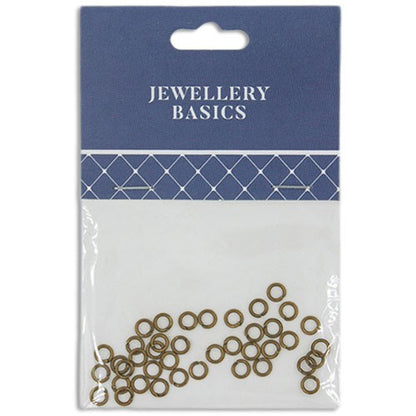 Jump Ring 4mm Boho Gold 40pcs