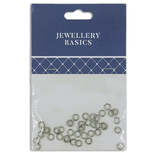 Jump Ring 4mm Antq Silver 40pcs